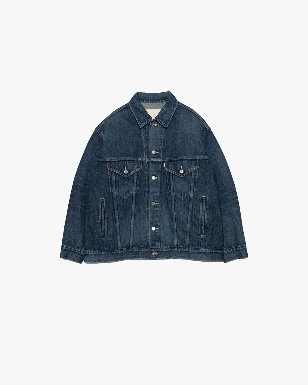 Graphpaper Selvage Denim Trucker Jacket - Dark Fade