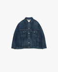 Graphpaper Selvage Denim Trucker Jacket - Dark Fade