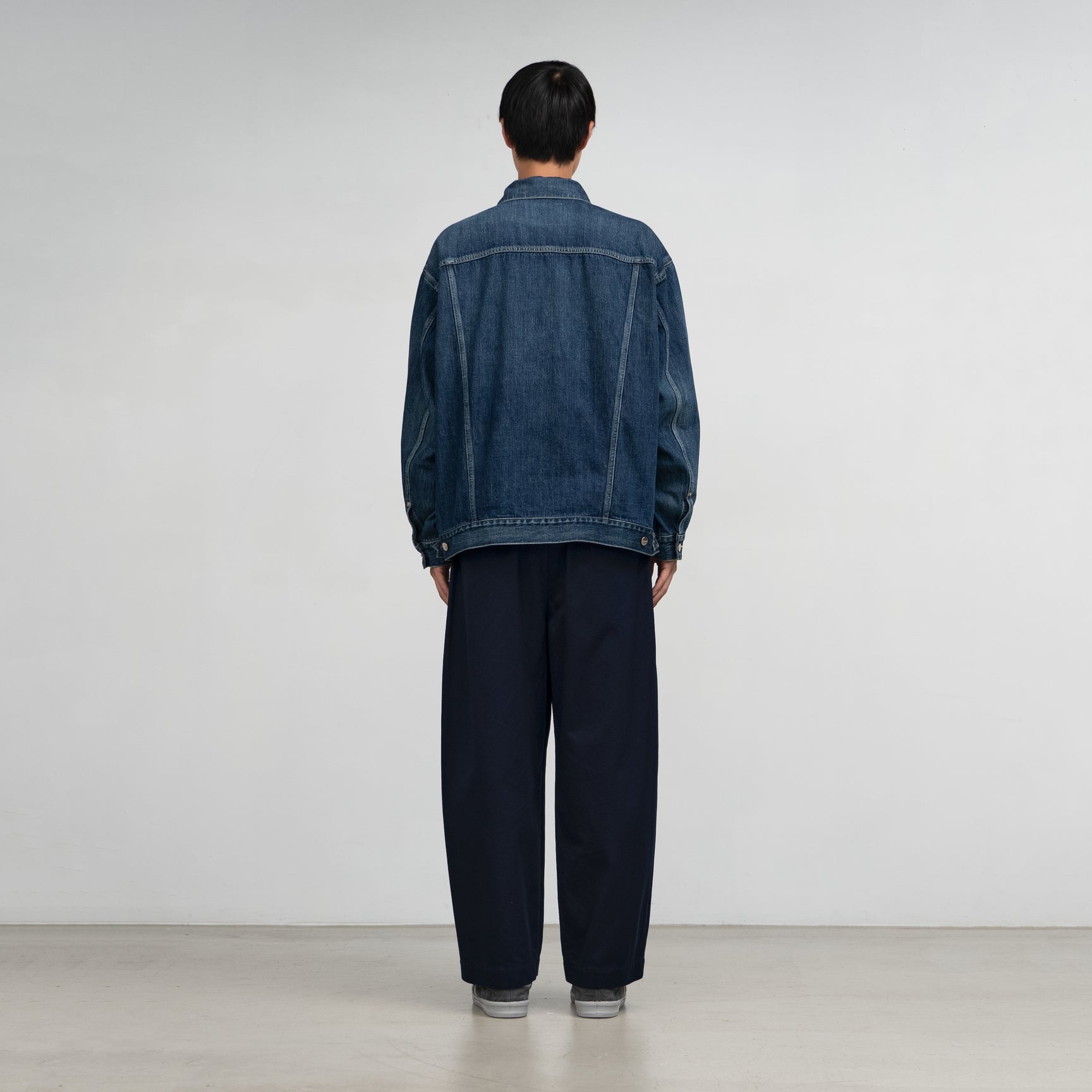 Graphpaper Selvage Denim Trucker Jacket - Dark Fade