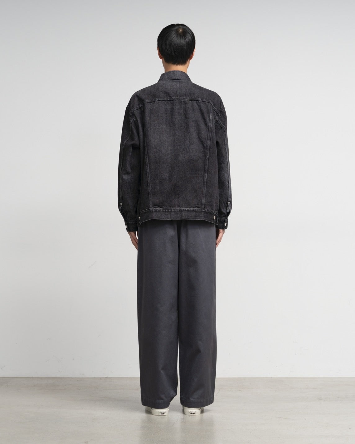 Graphpaper Selvage Denim Trucker Jacket - Dark Fade