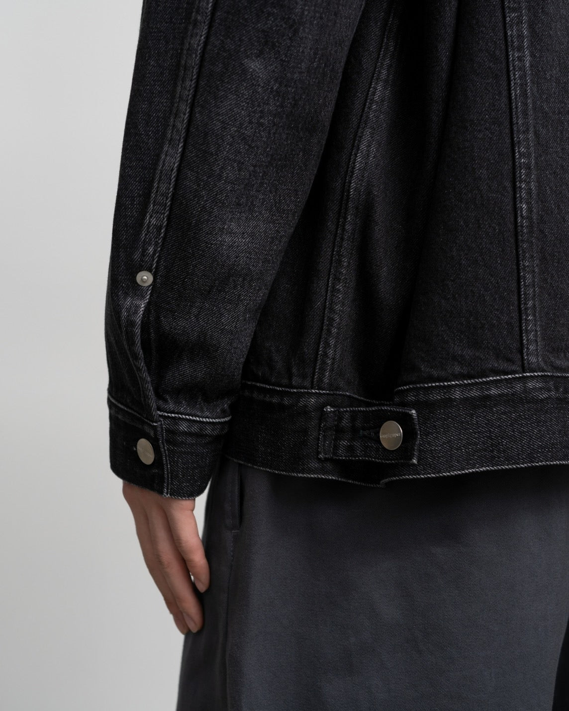 Graphpaper Selvage Denim Trucker Jacket - Dark Fade